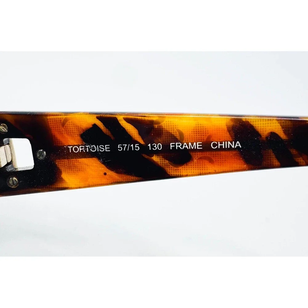 Kirkland Signature Eyeglasses Womens Tortoise Calabria Square 57-15-130 57mm